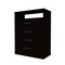 Tuhome Continental Dresser, Superior Top, Four Drawers, One Shelf, Black CLW5568 - alternate 3